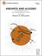 Andante and Allegro Orchestra sheet music cover